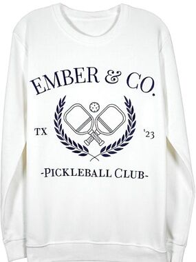 Unisex pickleball sweatshirt